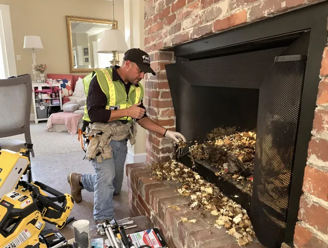 Safe screening installation by Mint Hill Chimney Sweep in Mint Hill, NC