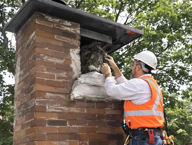 Humane removal of debris and animals by Mint Hill Chimney Sweep in Mint Hill, NC