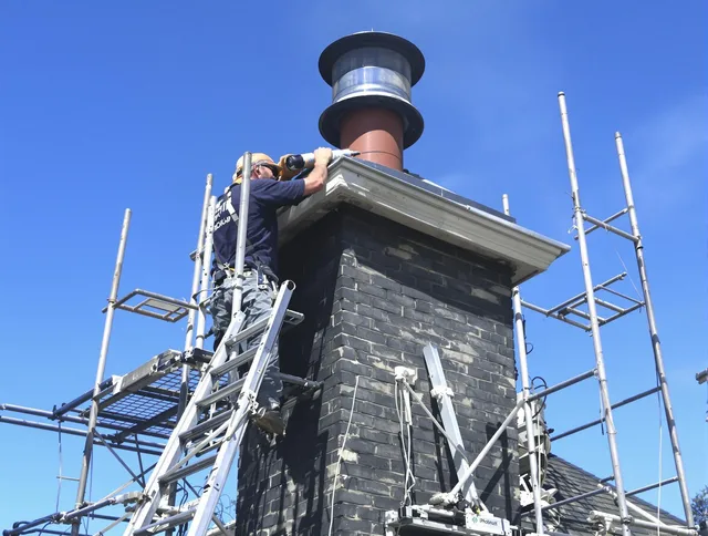 Sturdy chimney crown finished by Mint Hill Chimney Sweep in Mint Hill, NC