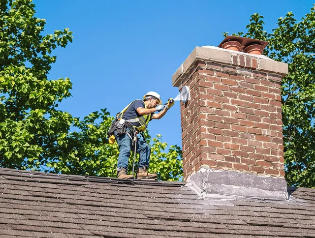 Mint Hill Chimney Sweep performing an inspection with advanced tools in Mint Hill, NC