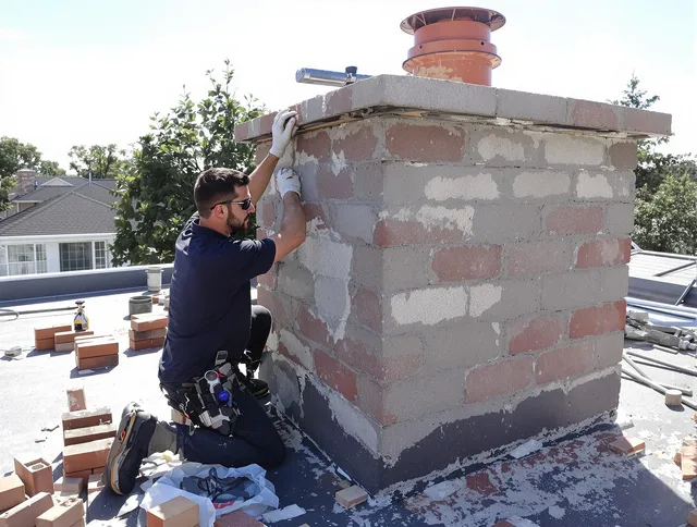 Advanced chimney repair process by Mint Hill Chimney Sweep in Mint Hill, NC
